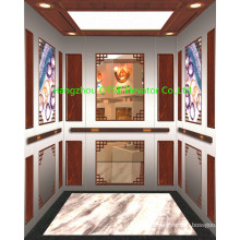OTSE 1250kg 16 person passenger elevator of wood elevator wall panels